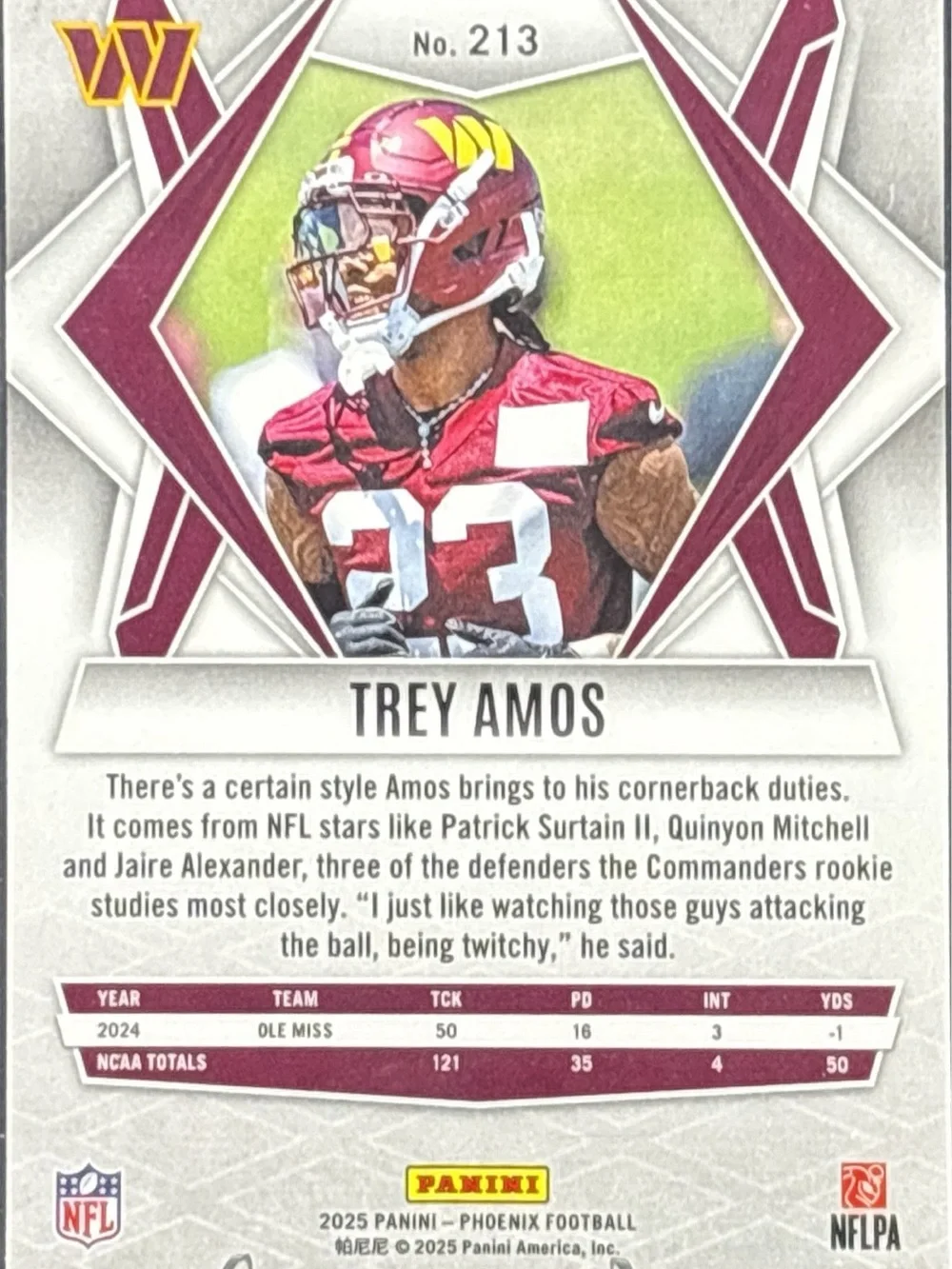 Panini rookie trading